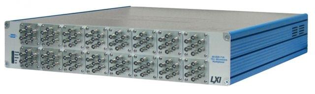 LXI 75Ohm 6:1 Microwave Multiplexer 4-bank 2.5GHz 1.6/5.6 - 60-820-004