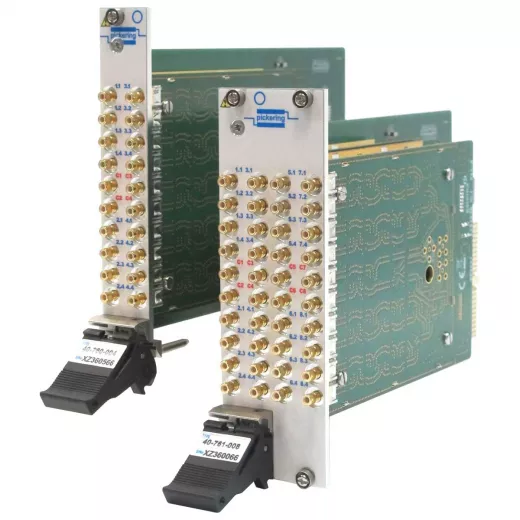 Quad 4 to 1,600MHz,50Ohm,PXI RF Multiplexer,Terminated, 40-761-004