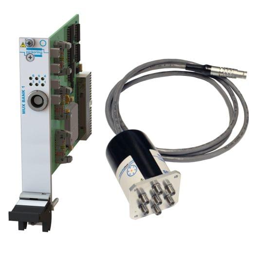 Single SP6T,18GHz,50Ohm,PXI Multiplexer,SMA,Terminated with Remote Mount,40-785B-521-TE