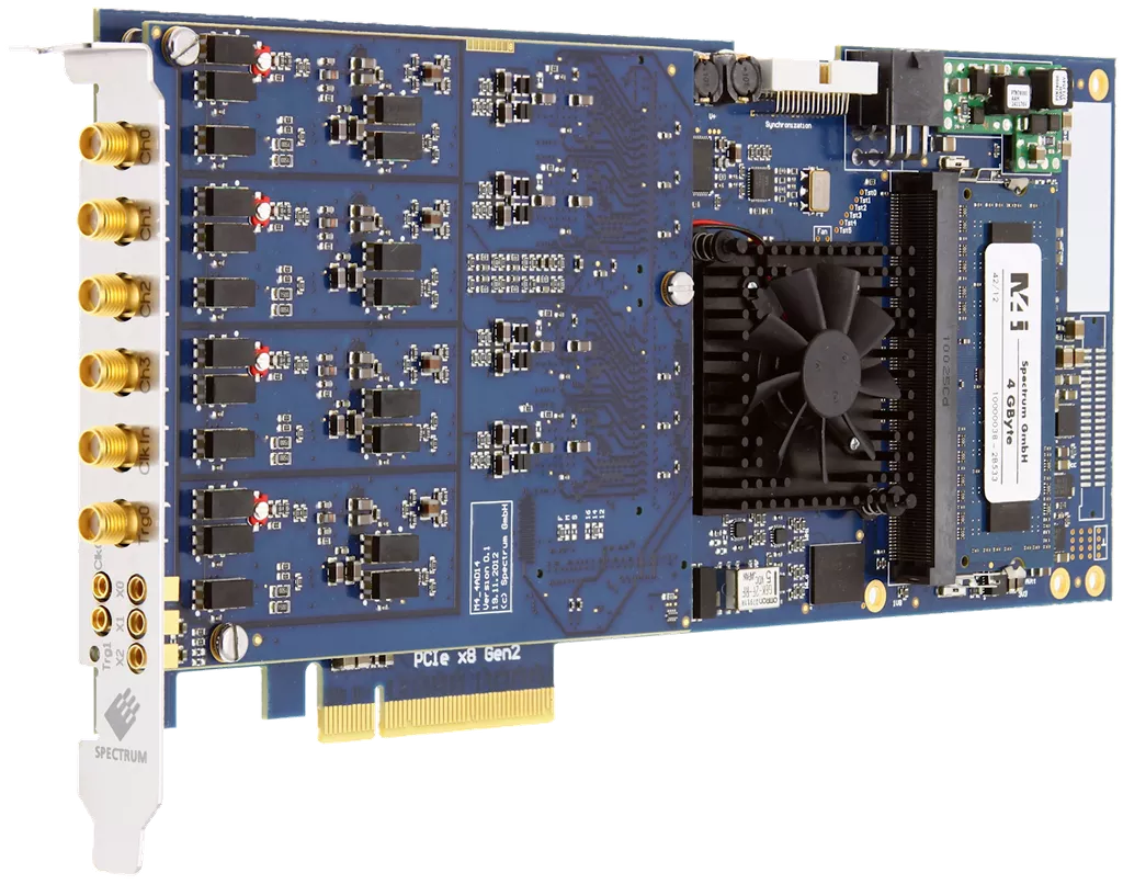 4Ch,16 Bit,125 MHz,180 MS/s,PCI Express x8, Digitizer, M4i.4471-x8