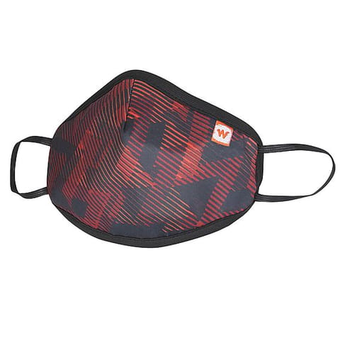 SUPERMASK W95 Plus Reusable Outdoor Respirator � SUBLIMATION TRIZI RED