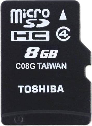 Toshiba 8 GB MicroSD Card Class 4 15 MB/s Memory Card