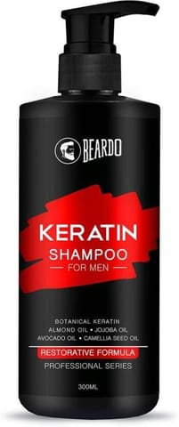 Beardo Keratin Shampoo for Hair Growth & Damage Control  (300 ml)