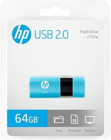 HP v152w 64 GB Pen Drive (Multicolor)