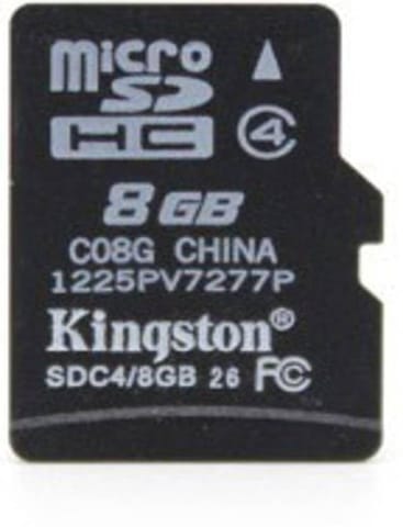 Kingston 8 GB MicroSD Card Class 4 4 MB/s Memory Card