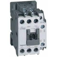 Legrand 3 Pole Contactors CTX^ 22 Integrated Auxiliary Contacts 1 NO + 1 NC