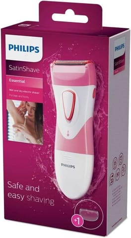 Philips SatinShave Essential Wet and Dry electric shaver HP6306 Cordless Epilator  (Pink)