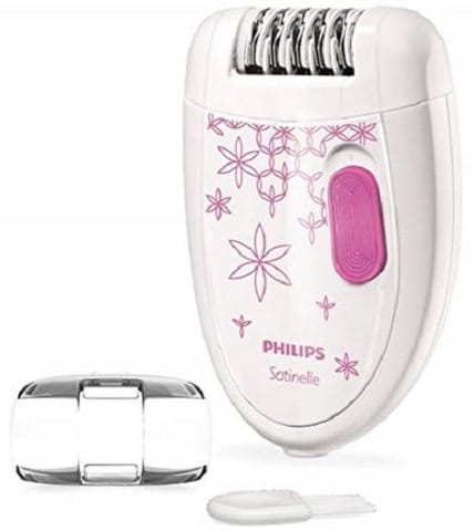 Philips Satinelle Essential BRE200 Corded Epilator  (Pink, White)