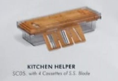 ANJALI KITCHEN HELPER with 4 Cassetles of S.S. Blade