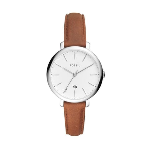 Fossil Analog White Dial Women's Watch