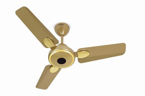 Atomberg Efficio+ 1200 mm BLDC Motor with Remote 3 Blade Anti Dust Ceiling Fan (Metalic Gold, Pack of 1)