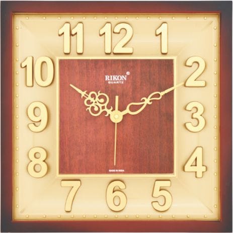 Rikon Premium Sweep Clock REDGOLDSIL_9851