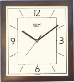 Rikon Economy Plain Clock BROWN_10651 PL