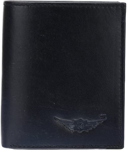 Midnight Dark Black 100%Genuine Leather Card holder (MCF002)by Maskino Leathers_MCF002