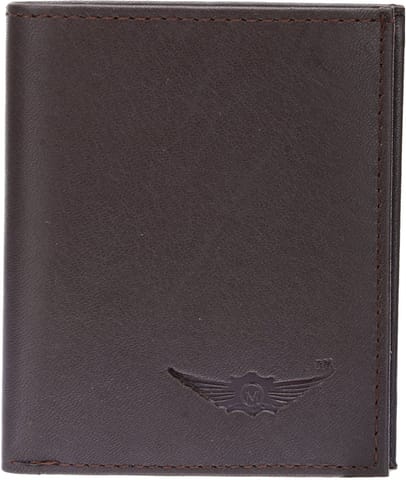 Book Style 100%Genuine Leather Brown Card holder (MW027) by Maskino Leathers_MW027