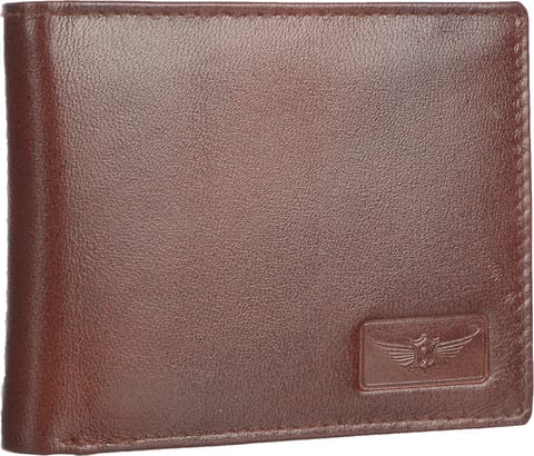 Genuine Leather Brown Wallet Brown Colour_Maskino 100% Genuine Leather Brown Wallet Brown colour