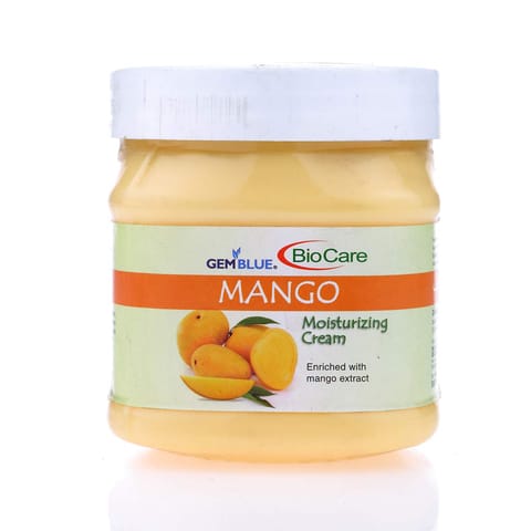 GEMBLUE BioCare Mango Body and Face Moisturising Cream with Natural Extract and ingredients (500 ml)