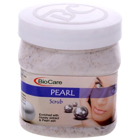 GEMBLUE BioCare safe and Natural Pearl Scrub with honey extract and pearl ash Scrub (500 ml)