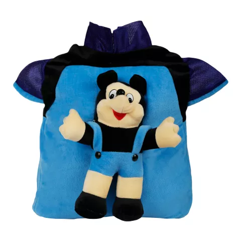 INSTABUYZ Cute Soft Play School Bag for Kids/Picnic Bag in Wonderful Colours with a Cute Preschool Bag / Soft Plush Backpack