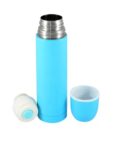 INSTABUYZ Insulated Hot and Cold Water Bottle cum mini vacuum flask 250 ml with beautiful cloth cover