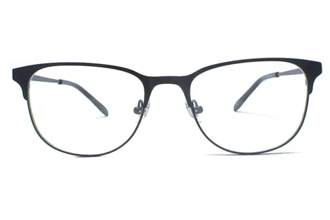 Black Round Full Frame Medium Size 52 Men & Women EyeGlasses
