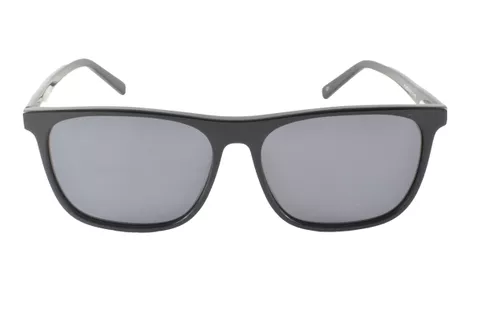 iZoom YC-5003-C1 Black Grey Wayfarer Medium Size 55 Men & Women Sunglasses