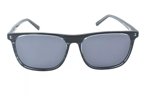 iZoom YC-5003-C4 Black Grey Wayfarer Medium Size 55 Men & Women Sunglasses