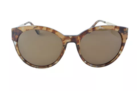 iZoom YC-5006-C4 Brown Brown Cat Eye Medium Size 55 Women Sunglasses