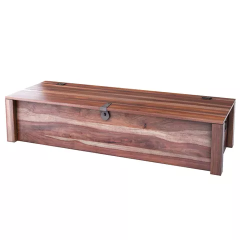 Zephyr Shisham Wood Trunk Box In Natural Finish