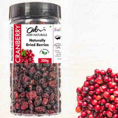 Dried Cranberry (Naturally Dried, 100% Natural)