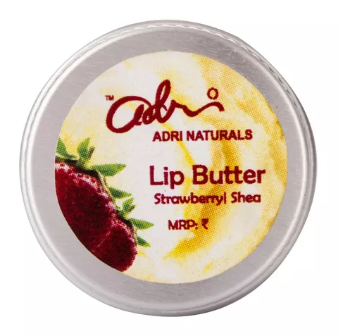 Lip Butter - Strawberry & Vanilla, 5g (100% Natural Ingredients)