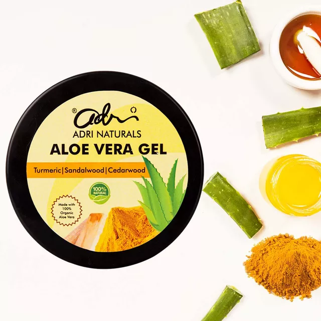 Aloe Vera Gel - Turmeric, Sandalwood & Cedarwood (Suitable for Dry Skin)