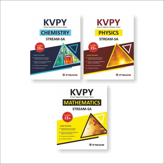 KVPY SA  - Study Material Package Physics,Chemistry,Biology (PCM) Class 11th  By Career Point Kota
