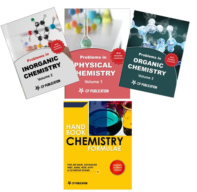 Problem in Chemistry (Set of 3 Books) + Chemistry Formulae For IIT-JEE (Main & Advanced)