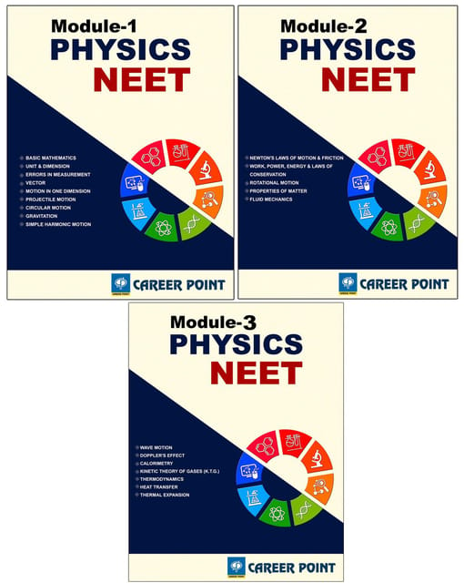 Physics for NEET (Vol-1) Set of 3 Books By Career Point (Class XI)