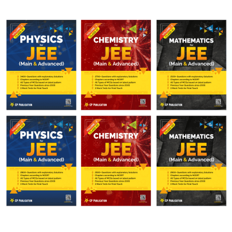 IIT-JEE Main & Adv. Full Syllabus Objective Physics, Chemistry & Mathematics (PCM) Books (Set of 6 Vol) with Mock Test By Career Point Kota