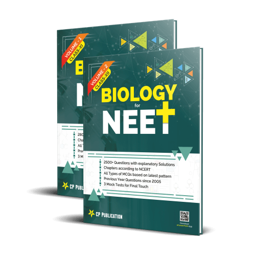 Objective Biology for NEET Class 11 & 12 (Set of 2 Vol) with Free Mock Test By Career Point Kota