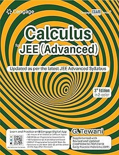 Calculus for JEE (Advanced), 3rd Edition  G. Tewani