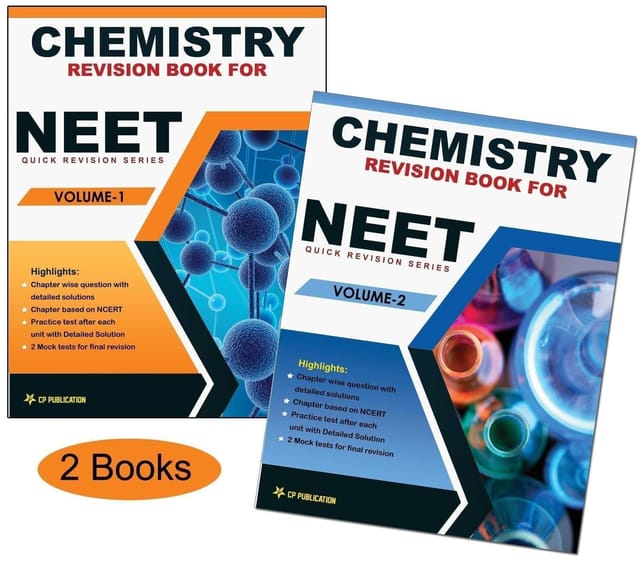 CP Publication Kota - Chemistry Revision Book for NTA NEET-UG (Vol-1 & Volume-2)
