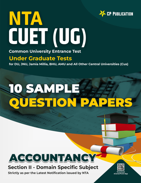 CP Publication Kota - NTA CUET Commerce Accountancy 10 Sample Question Paper