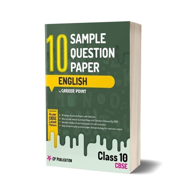 CP Publication Kota - 10th CBSE English : 10 Sample Question Papers with solutions