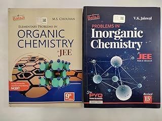 Elementary���Problems���In���Organic���Chemistry and Problems in Inorganic Chemistry (2 Vol.)With Solution Manual For���JEE���NCERT For Examination 2023-2024  M S Chauhan,V K Jaiswal and Shri Balaji Publication