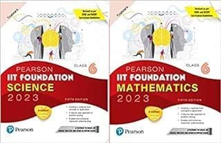 COMBO IIT FOUNDATION CLASS 6 SCIENCE AND MATHEMATICS BY PEARSON EDITION 202324 EXAM PEARSON TEAM