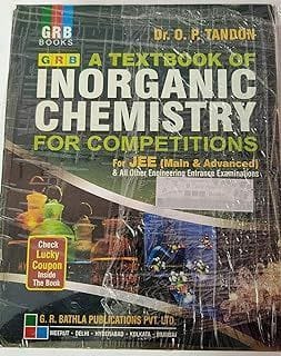 GRB Textbook of Inorganic Chemistry for Competitions for JEE (Main & Advanced) & All Other Engineering Entrance Examinations (2016) * (Used Books)  book houes