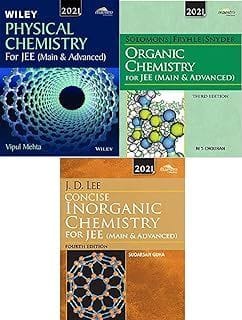 Wiley's Solomons, Fryhle & Snyder Organic Chemistry, J.D. Lee Concise Inorganic Chemistry,Physical Chemistry for JEE (Main & Advanced), 2021ed Combo (Set of 3 books) [Product Bundle] M. S. Chouhan; Sudarsan Guha and Vipul Mehta