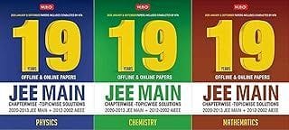 19 Years JEE Main Chapterwise Solution- Physics, Chemistry, Mathematics 2020  MTG Editorial Board