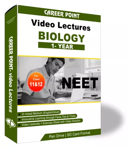 Biology Video Lectures & Online Test Seris (11th+12th) | NEET | Validity 1 Yr | Medium : Mixed Language (E & H)