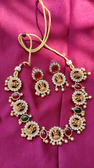 Stone lakshmi set
