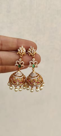 Cz earrings 2