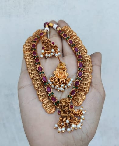 Temple lakshmi necklace